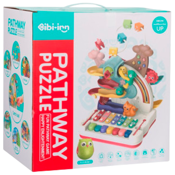 Развивающий набор Bibiin Toys Pathway Puzzle 688-33 6 месяцев / Разноцветный Белый photo 1