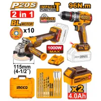 Набoр инструментов INGCO COSLI241298 20 В / 2