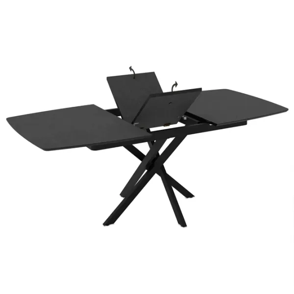 Кухонный стол раскладной DecoPrim Filis МДФ/ Черный photo 2