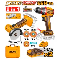 Set de instrumente INGCO CKLI20766 20 V / 2
