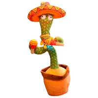 Интерактивная игрушка Lulu Музыкальный кактус 4836  3+ / Разноцветный Зеленый