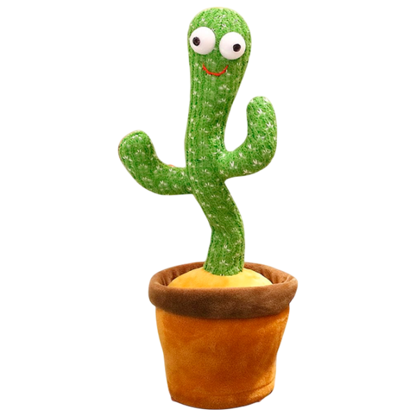 Интерактивная игрушка Lulu Музыкальный кактус T808-3 6 месяцев / Brown Зеленый photo 1