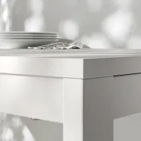 Кухонный стол раскладной Ikea Vihals Меламиновая ДСП/ Белый photo 2
