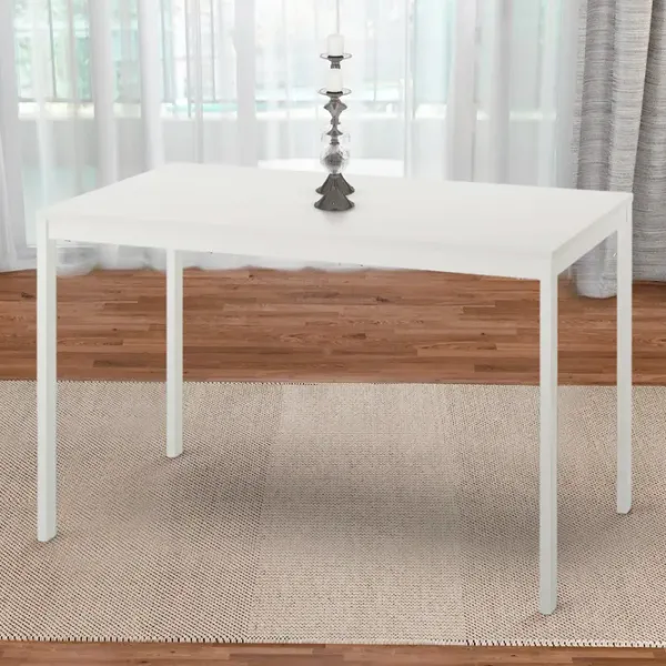 Masă de bucătărie extensibilă Ikea Vihals PAL melaminat/ White photo 3