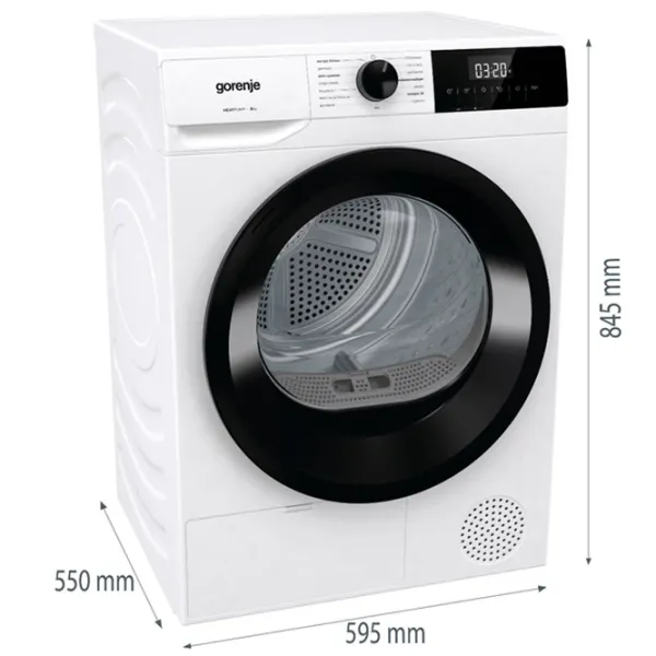 Сушильная машина Gorenje DHNE82 8 кг/ Белый photo 5