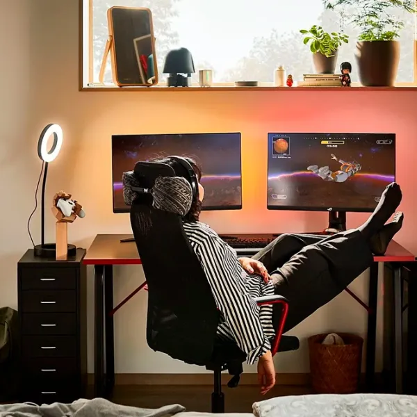 Офисный стол Ikea Huvudspelare ДСП/ Черный photo 2