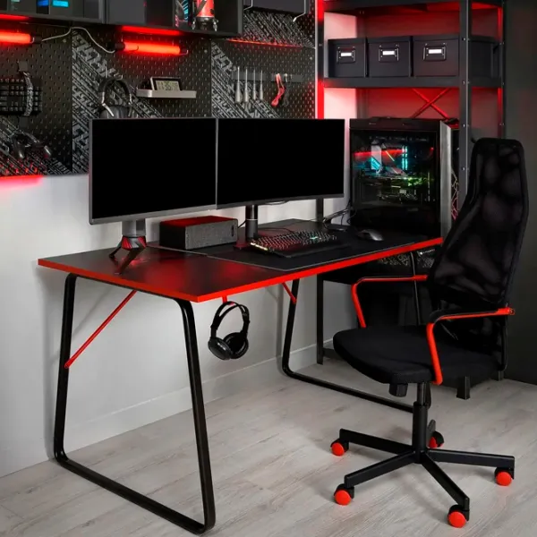 Офисный стол Ikea Huvudspelare ДСП/ Черный photo 4