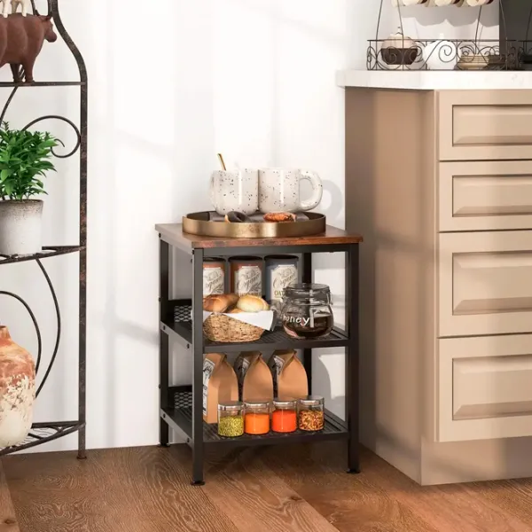 Журнальный столик Costway JV11187CF 5797802 Rustic Brown photo 6