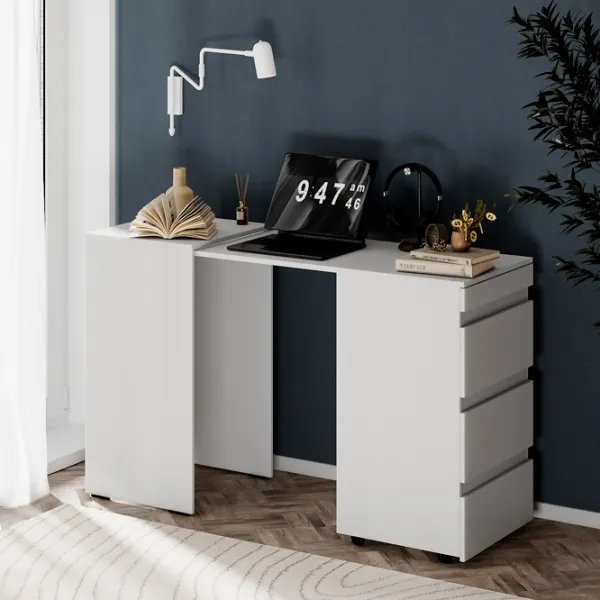 Офисный стол Mobicasa Molli ДСП/ Белый photo 2 Офисный стол Mobicasa Molli ДСП/ Белый photo 2