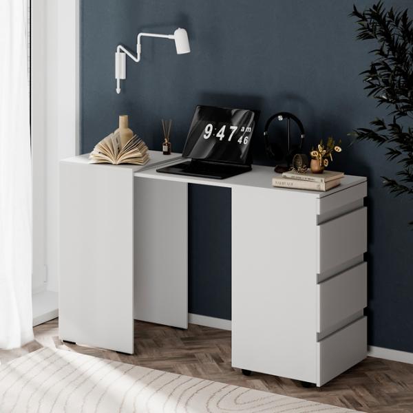 Офисный стол Mobicasa Molli ДСП/ Белый photo 2 Офисный стол Mobicasa Molli ДСП/ Белый photo 2