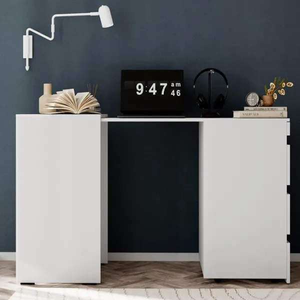 Офисный стол Mobicasa Molli ДСП/ Белый photo 3 Офисный стол Mobicasa Molli ДСП/ Белый photo 3