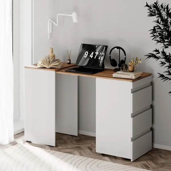 Офисный стол Mobicasa Molli ДСП/ Белый photo 3 Офисный стол Mobicasa Molli ДСП/ Белый photo 3