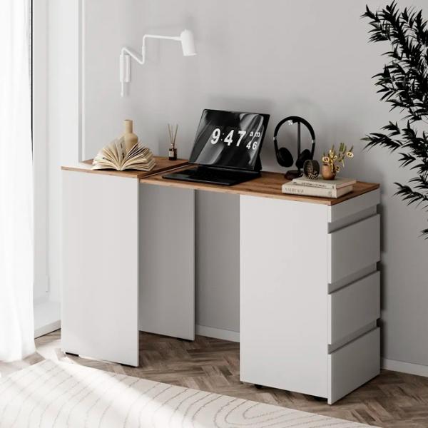 Офисный стол Mobicasa Molli ДСП/ Белый photo 3 Офисный стол Mobicasa Molli ДСП/ Белый photo 3