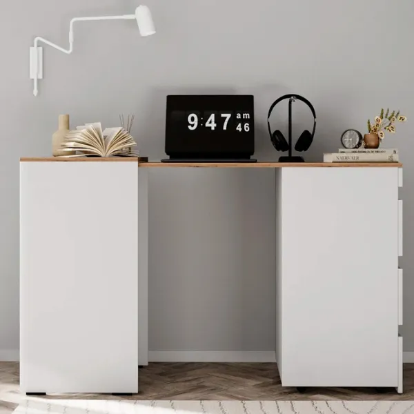 Офисный стол Mobicasa Molli ДСП/ Белый photo 4 Офисный стол Mobicasa Molli ДСП/ Белый photo 4