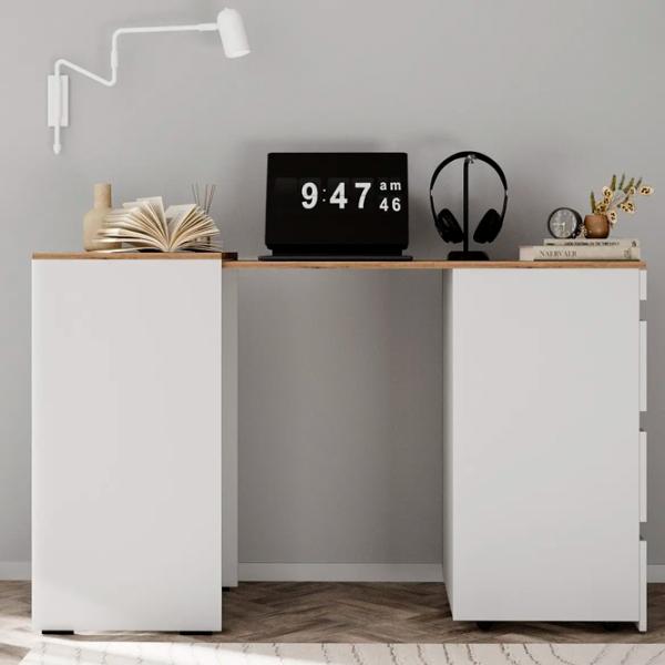 Офисный стол Mobicasa Molli ДСП/ Белый photo 4 Офисный стол Mobicasa Molli ДСП/ Белый photo 4