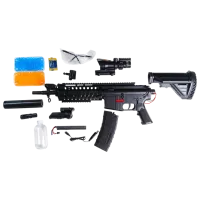 Pistol automat de jucărie Splatter Ball Gun HK416 1803 10+ / Bile gel / Black photo 2