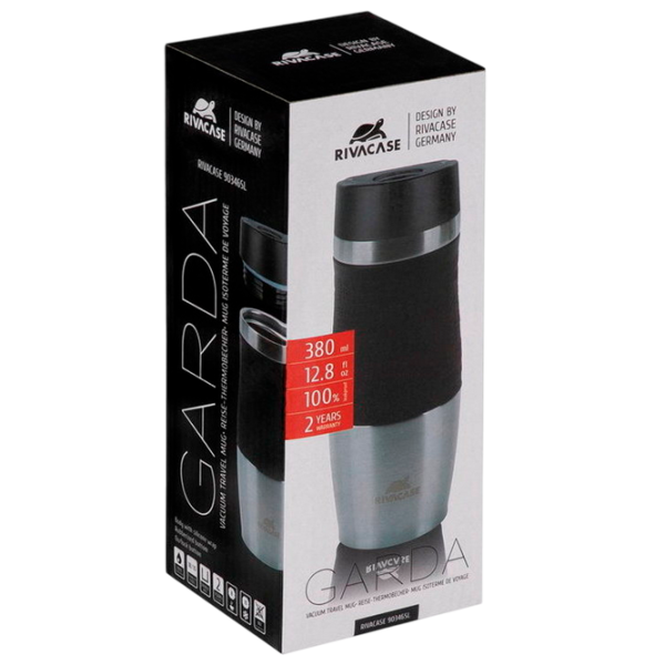 Термокружка RivaCase Classic 90346SL Черный 0.38л photo 5