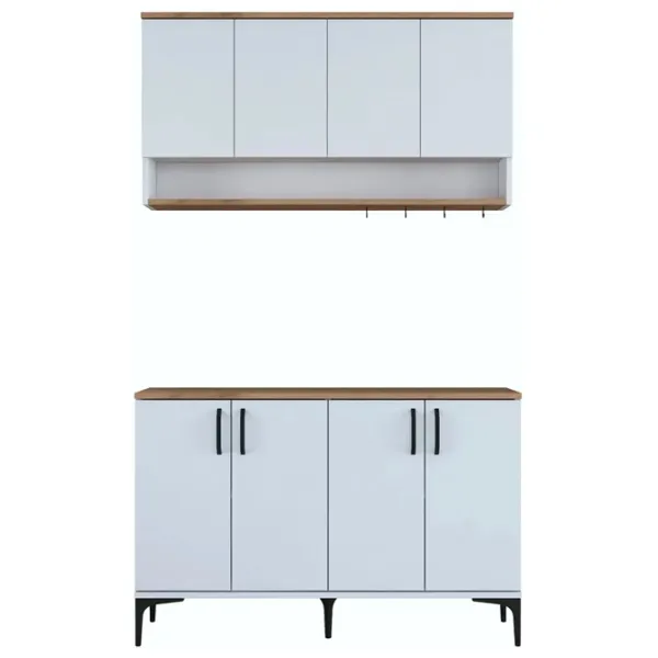 Kухонный шкаф Mirage Meble JE204 White / ДСП photo 1