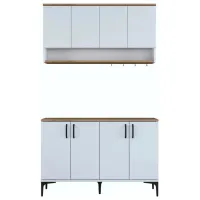 Dulap de bucătărie Mirage Meble JE204 White / PAL