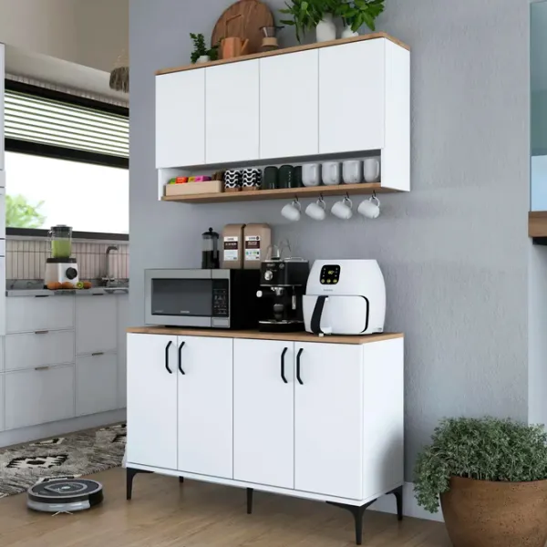 Kухонный шкаф Mirage Meble JE204 White / ДСП photo 2