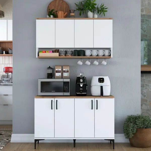 Kухонный шкаф Mirage Meble JE204 White / ДСП photo 3
