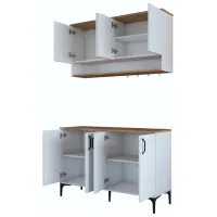 Dulap de bucătărie Mirage Meble JE204 White / PAL photo 4