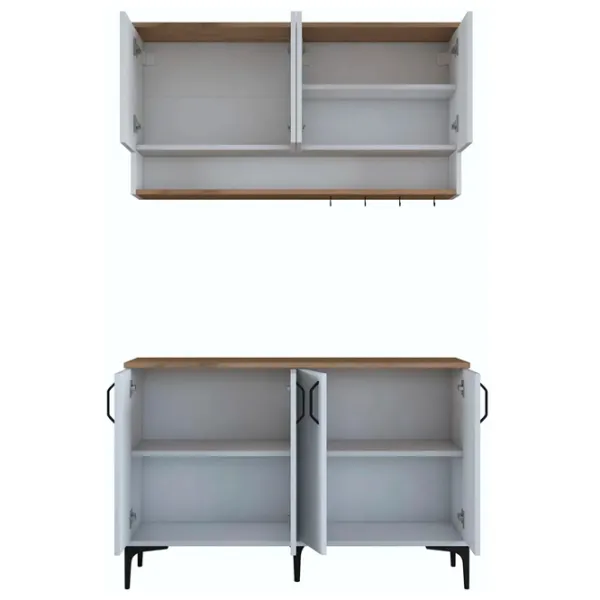 Kухонный шкаф Mirage Meble JE204 White / ДСП photo 5