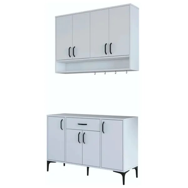 Kухонный шкаф Mirage Meble JE205 White / ДСП photo 1