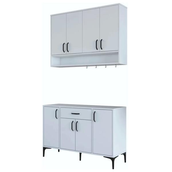 Kухонный шкаф Mirage Meble JE205 White / ДСП photo 1