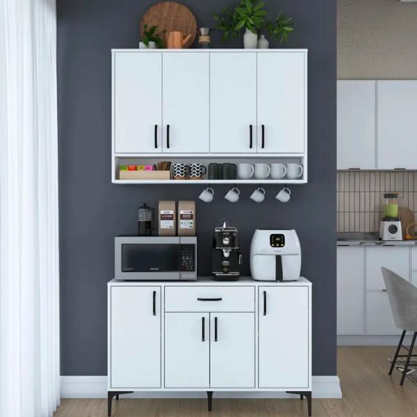 Kухонный шкаф Mirage Meble JE205 White / ДСП photo 3