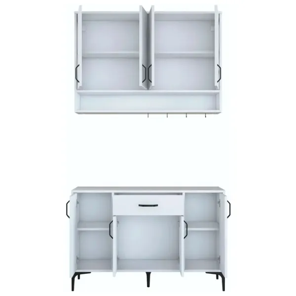 Kухонный шкаф Mirage Meble JE205 White / ДСП photo 4