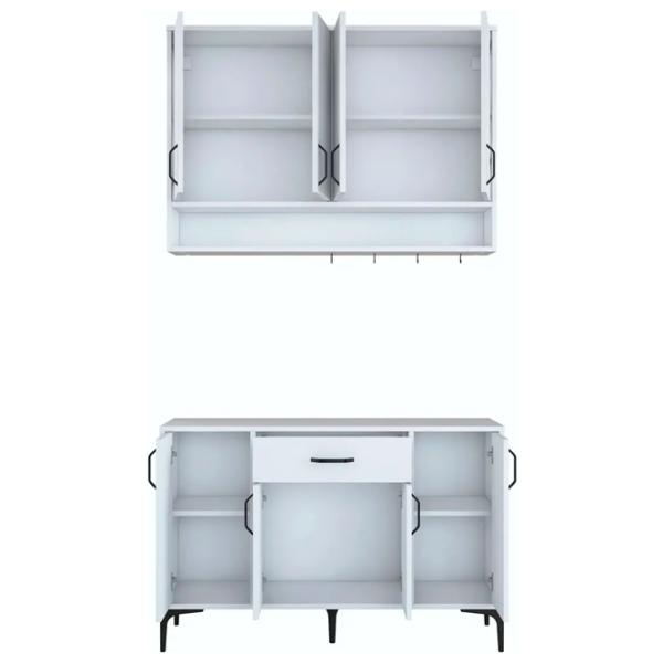 Kухонный шкаф Mirage Meble JE205 White / ДСП photo 4