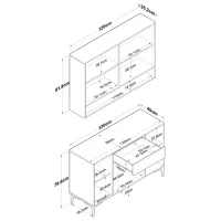 Dulap de bucătărie Mirage Meble JE205 White / PAL photo 6