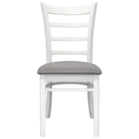 Set masă și scaune Evelin 4 COCO NV-10WP Rotundă / PAL / White photo 2