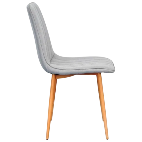 Set masă și scaune Evelin COOPER + 4 XR-154Wo Dreptunghiulară / PAL / Light Grey photo 4