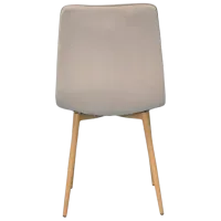 Обеденные стол со стульями Evelin Raffles Round + 4 XR-154Wo Круглая / ДСП / Light Beige photo 5