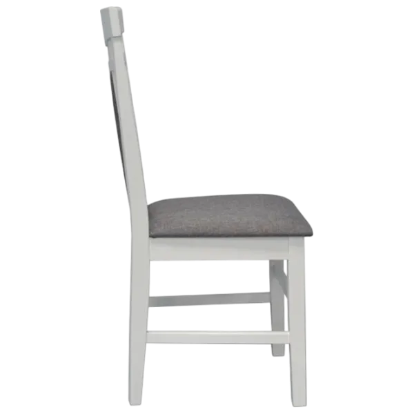 Set masă și scaune Evelin Raffles Round + 4 Deepa R NV-10WP Rotundă / PAL / White photo 5