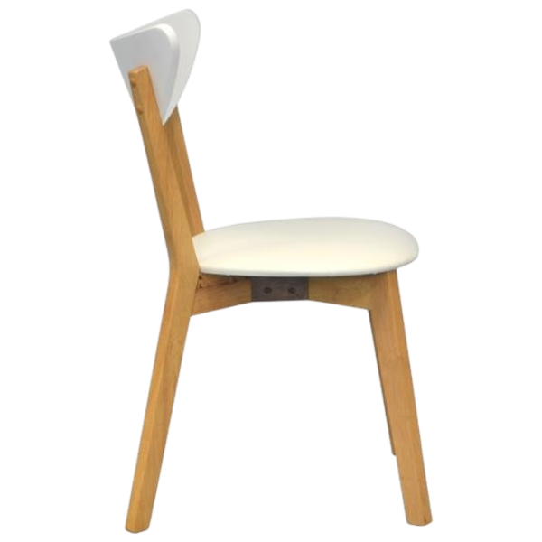 Set masă și scaune Evelin Raffles Round + 4 CAMEROON Rotundă / PAL / White photo 5