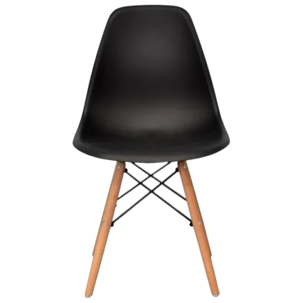 Set masă și scaune Evelin Raffles Round + 4 LC-021 Rotundă / PAL / Black photo 6