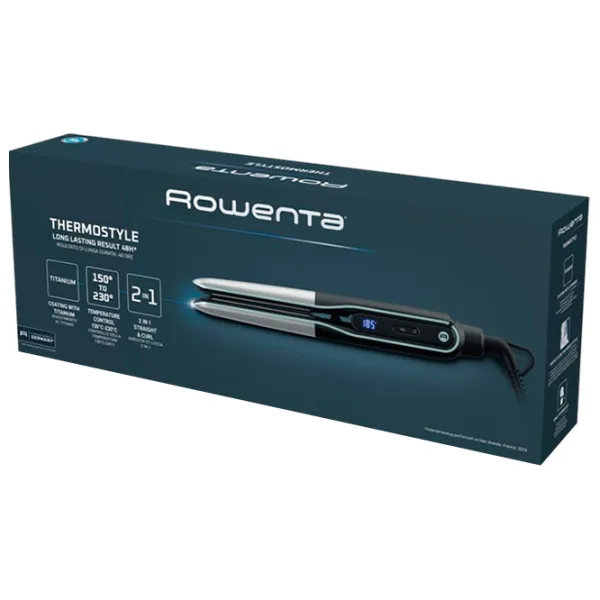 Placă de îndreptat părul Rowenta SF7120E0  / Gray Black photo 5