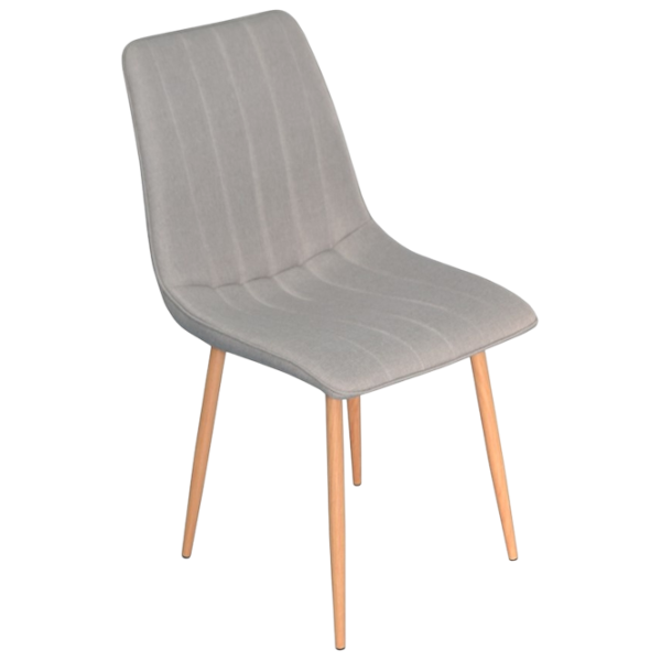 Set masă și scaune Evelin GLORIA + 4 XR-154Wo Dreptunghiulară / PAL / Light Gray photo 3