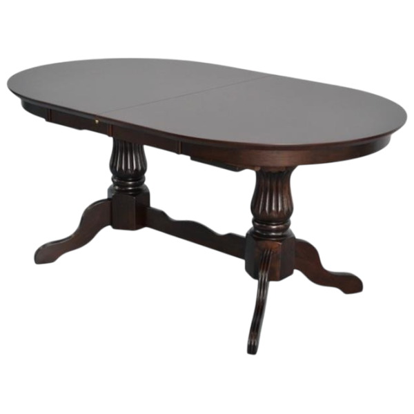 Set masă și scaune Evelin HV-33V + 6 Deepa R Ovală / PAL / Chocolate photo 2