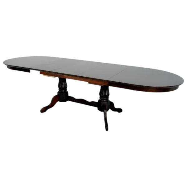 Set masă și scaune Evelin HV-33V + 6 Deepa R Ovală / PAL / Chocolate photo 3