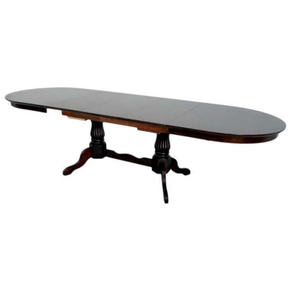 Set masă și scaune Evelin HV-33V + 6 Deepa R Ovală / PAL / Chocolate photo 3