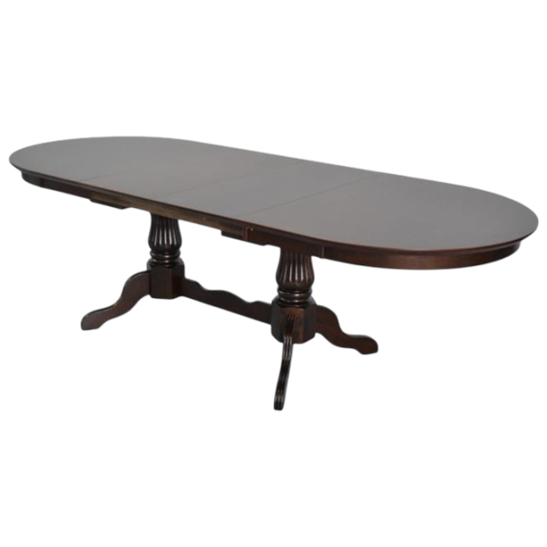 Set masă și scaune Evelin HV-33V + 6 Deepa R Ovală / PAL / Chocolate photo 4