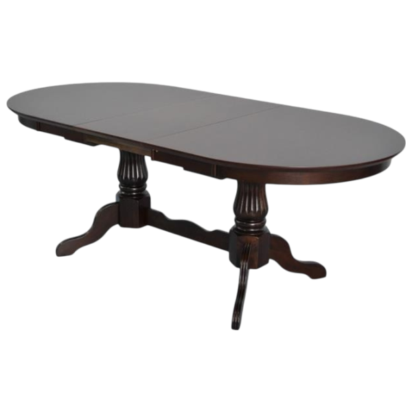 Set masă și scaune Evelin HV-33V + 6 Deepa R Ovală / PAL / Chocolate photo 6