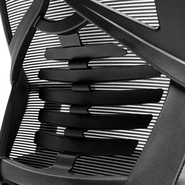 Fotoliu de birou CUSTO Monza Plasă/ Black  photo 9