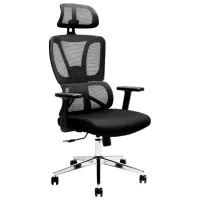 Fotoliu de birou CUSTO Cordoba Plasă/ Black 