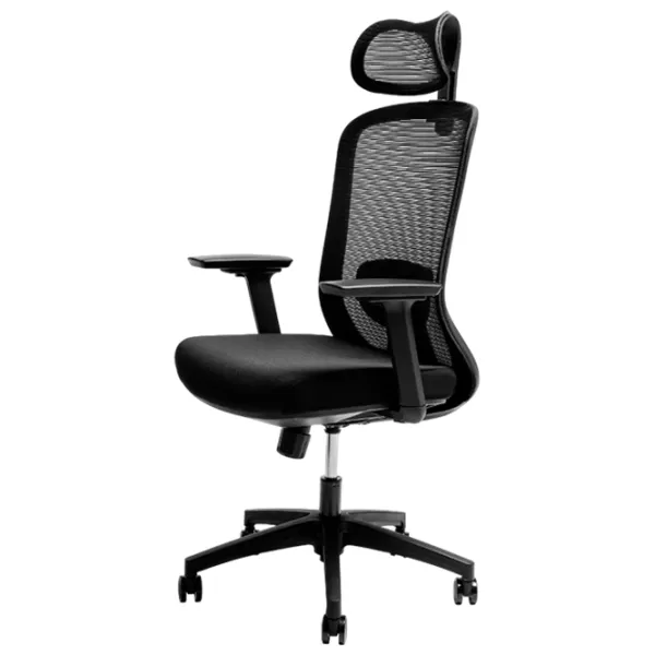 Fotoliu de birou CUSTO Bergamo Plasă/ Black  photo 2