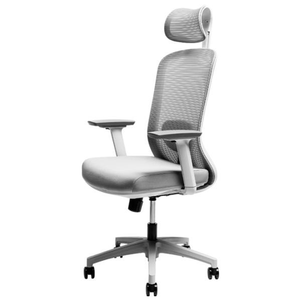 Fotoliu de birou CUSTO Bergamo Plasă/ Light Gray  photo 2
